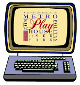 Flickering Computer Monitor with Playhouse logo